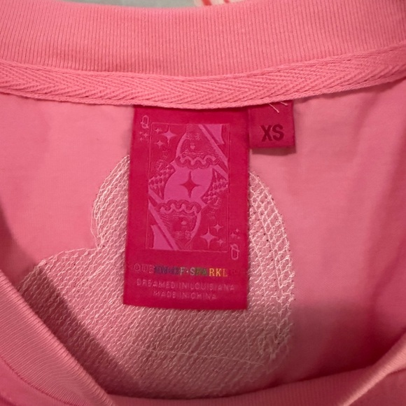 💖Queen Of Sparkles Sequin Candy Heart Tee XS 💖 - Picture 4 of 11